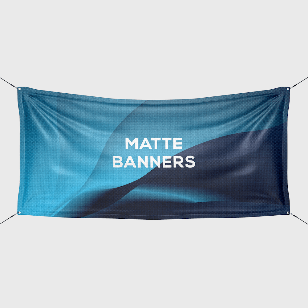 Order Custom Matte Banner Printing Online | Banners Village