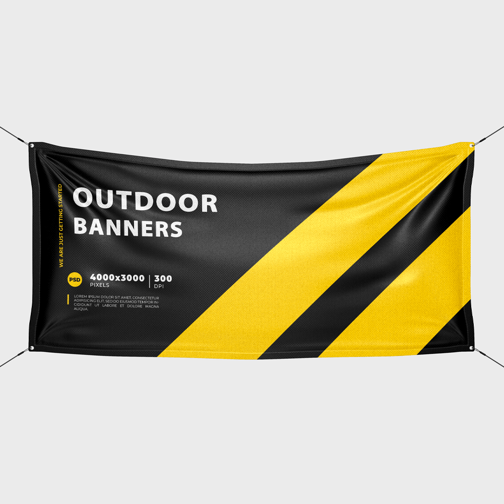 customise unique outdoor banners online UK | Banners Village