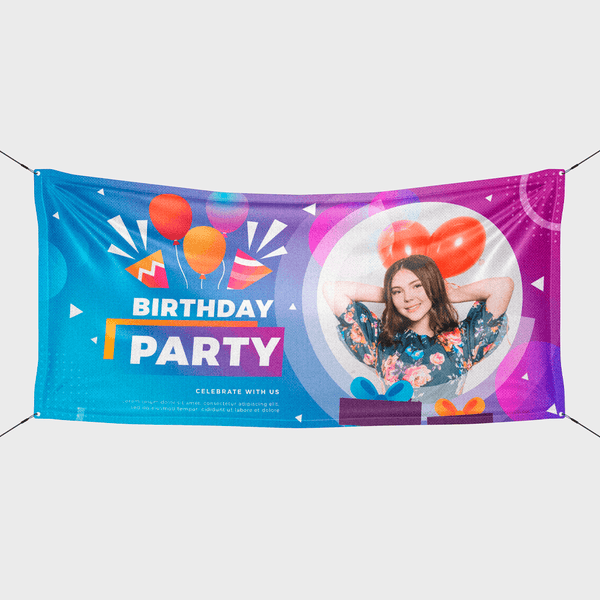 Vinyl Birthday Banners