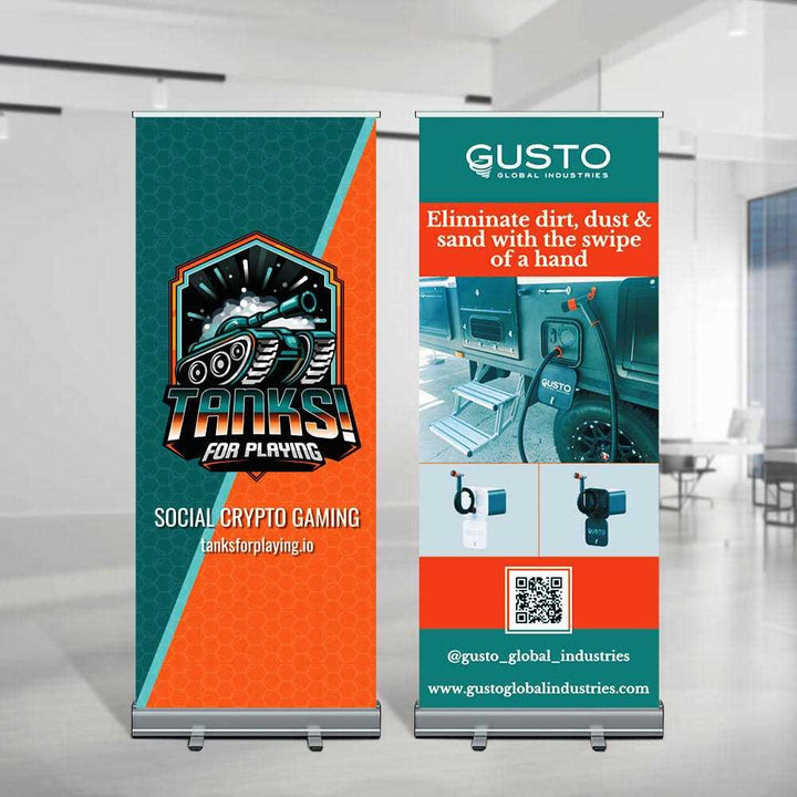 Roll Up Banner Stands - Banners Village