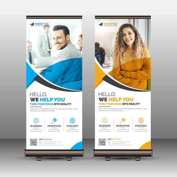 Pull Up Banners - Banners Village