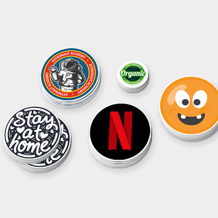 Pret Rounded Sticker Buy Custom Round Stickers Printing Service | Banners Village